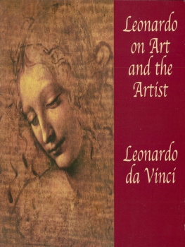 Leonardo da Vinci Leonardo on Art and the Artist