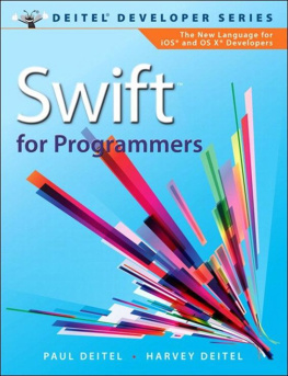Paul Deitel - Swift for Programmers
