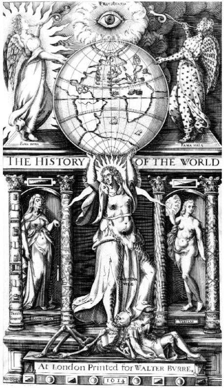 Frontispiece of Sir Walter Raleighs The History of the World 1614 - photo 1