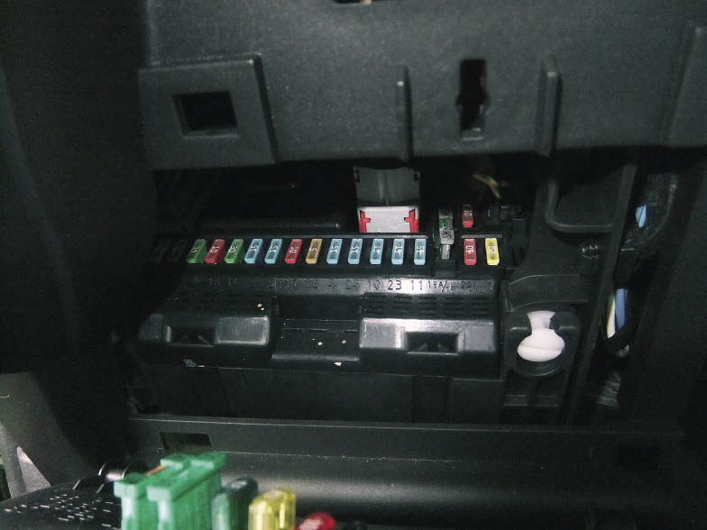 Fusebox here located behind a panel under the dashboard How to identify a - photo 4