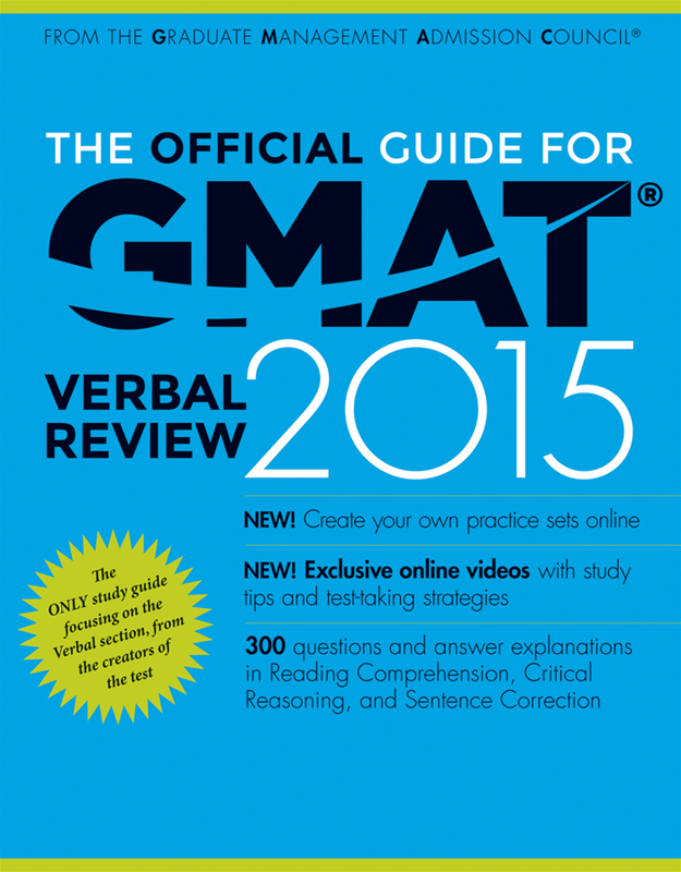 The Official Guide for GMAT Verbal Review 2015 - image 1