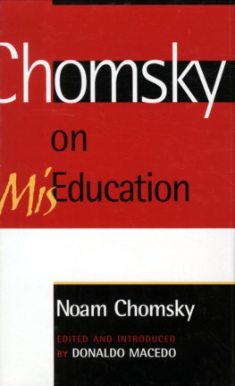 Noam Chomsky - Chomsky on Mis-Education