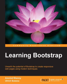 Aravind Shenoy Learning Bootstrap