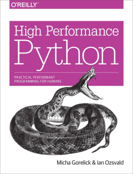 Micha Gorelick High Performance Python