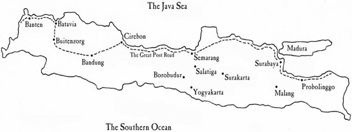 Map of Central Java 1811-1816 CENTRAL JAVA 1811-1816 A Note on Spellings - photo 2