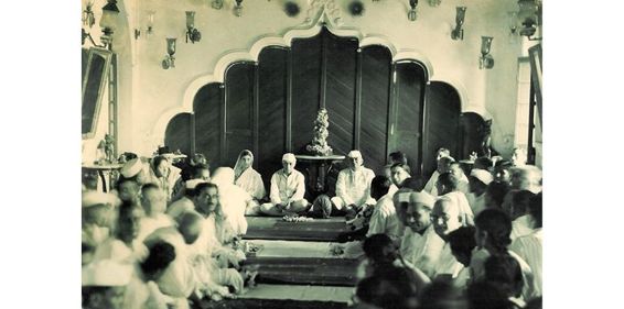 MY MOTHER NEXT TO PT NEHRU AND DR KN KATJU IN OUR CUTTACK HOUSE Born into a - photo 4