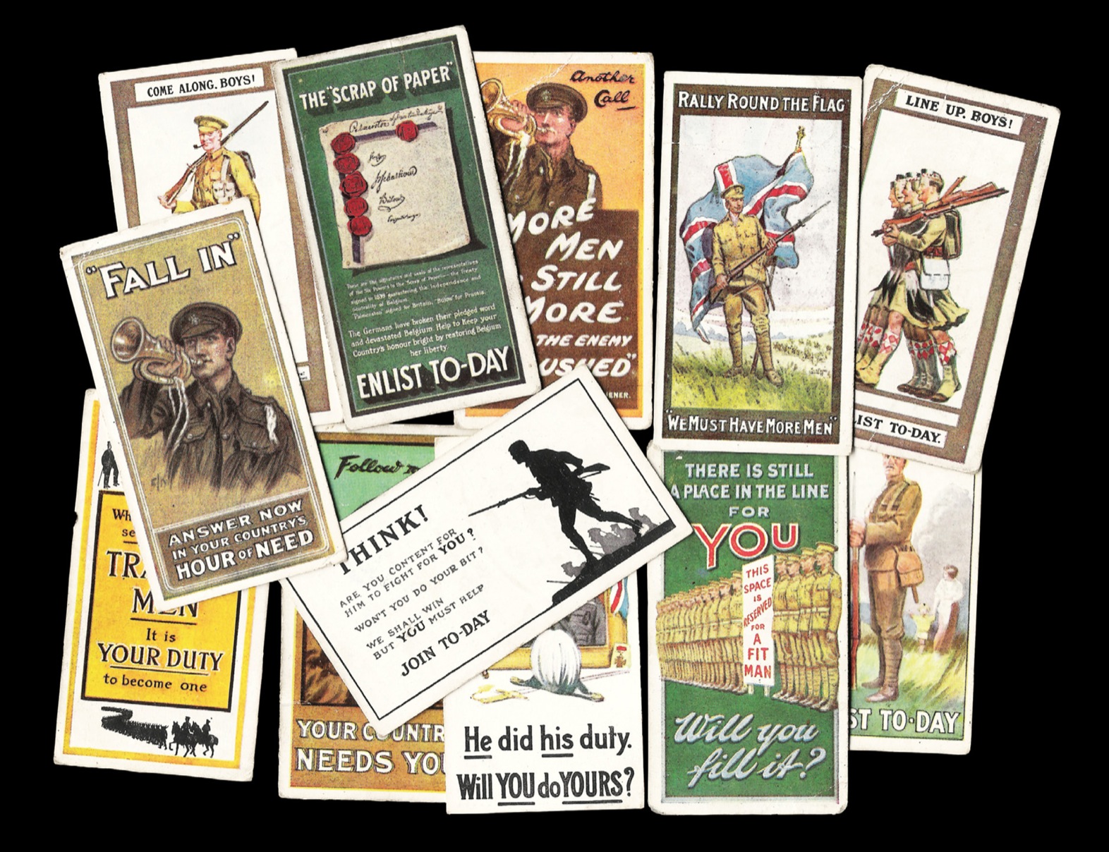 British recruiting posters issued as cigarette cards 100 Objects THE OUTCOME - photo 5