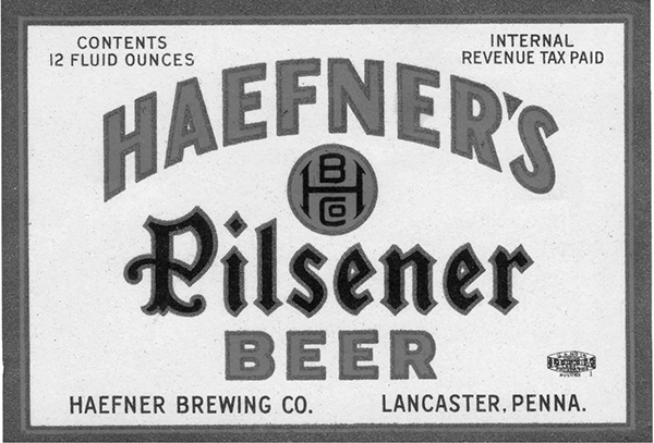 Haefners Pilsener Beer label Courtesy of Bob Kay Lauren A Wright - photo 24