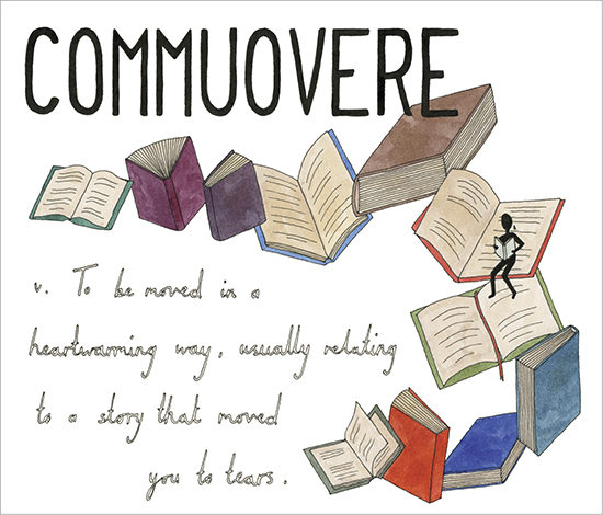 COMMUOVERE v To be moved in a heartwarming way usually relating to a story - photo 6