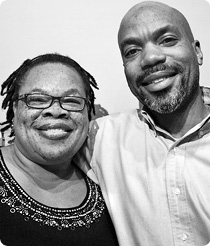 Lillie Love with fellow Facilitator Anthony Knight at StoryCorps Atlanta - photo 3