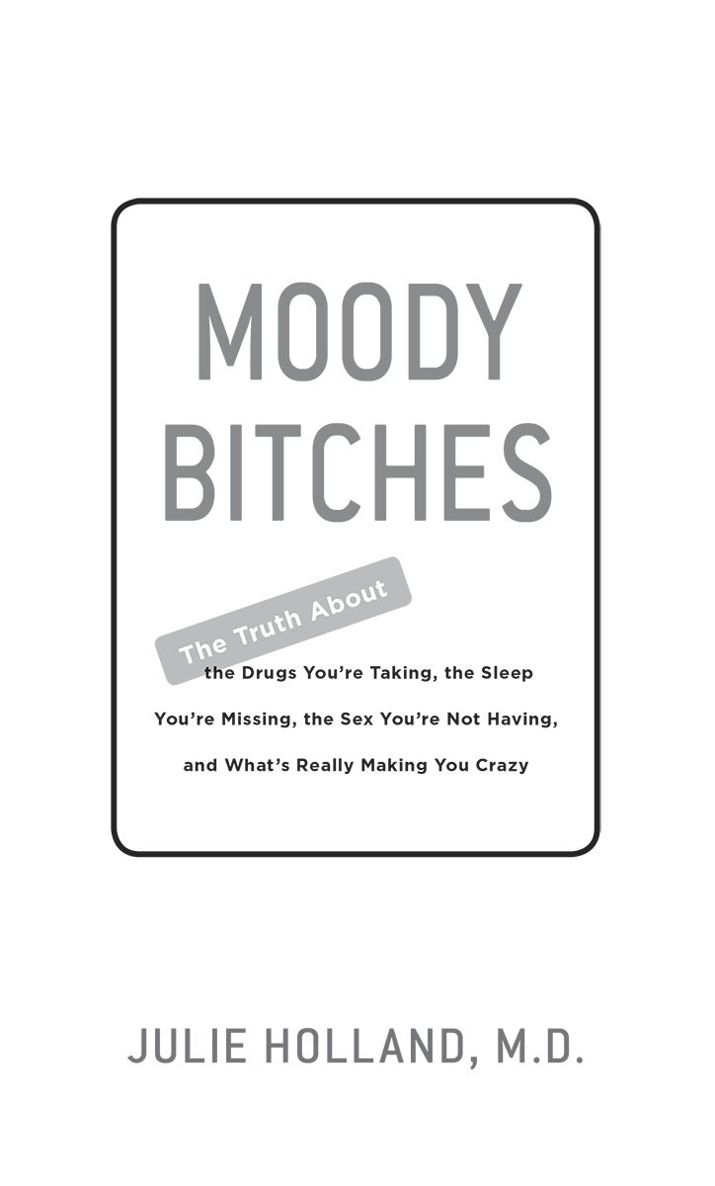 Moody Bitches The Truth About the Drugs Youre Taking The Sleep Youre Missing The Sex Youre Not Having and Whats Really Making You Crazy - image 1