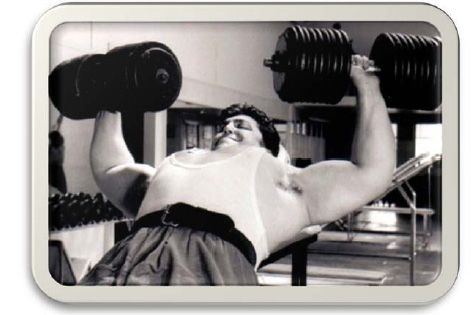 Pat Casey incline pressing 220-pound dumbbells Contrary to the hogwash spewed - photo 2