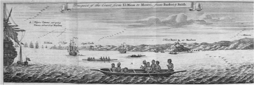 African canoes transporting slaves from the coast to awaiting slave ships off - photo 9