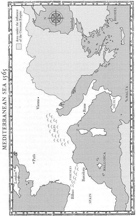 Simon Scarrow Sword and Scimitar CHAPTER ONE The Mediterranean July 1545 - photo 1