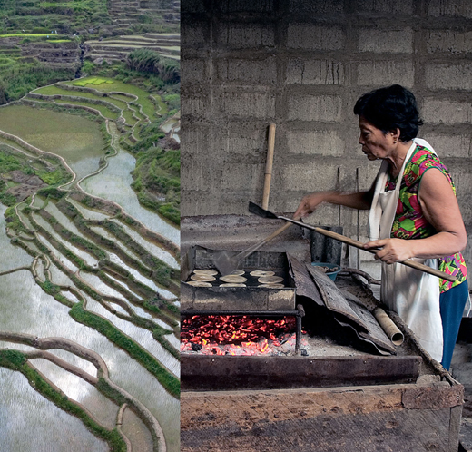 Bicol left sago right Sorsogon Bicol above left making piaya - photo 1