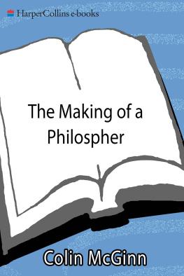 Colin McGinn The Making of a Philosopher: My Journey Through Twentieth-Century Philosophy