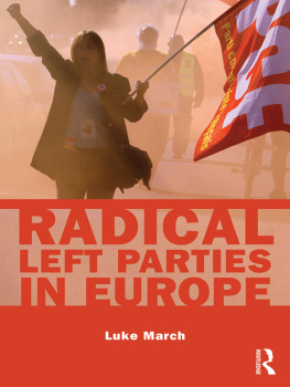 Luke March - Radical Left Parties in Europe