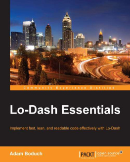 Adam Boduch - Lo-Dash Essentials