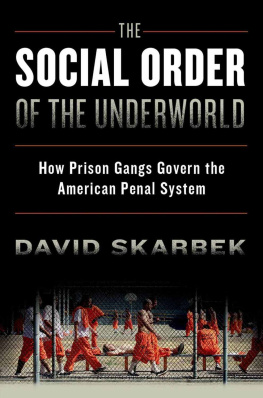 David Skarbek - The Social Order of the Underworld: How Prison Gangs Govern the American Penal System