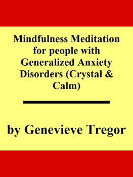 Genevieve Tregor - Mindfulness Meditation for people with Generalized Anxiety Disorders