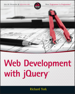 Richard York Web Development with jQuery