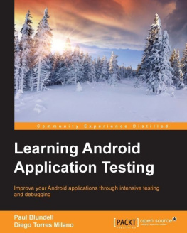 Paul Blundell - Learning Android Application Testing