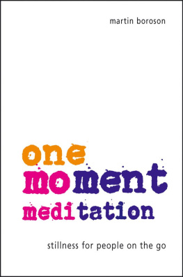 Martin Boroson One-Moment Meditation: Stillness for People on the Go