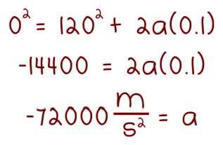 Our answer is negative because we made the velocity positive and our - photo 8