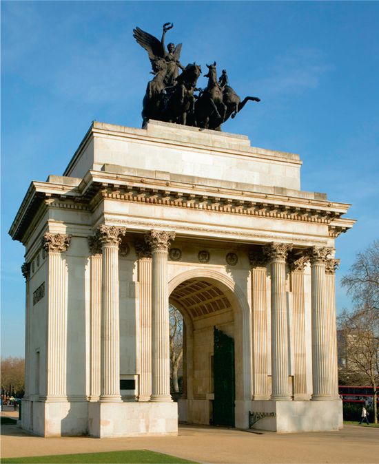 The Wellington Arch Hyde Park Corner London Where the London and Paris - photo 15