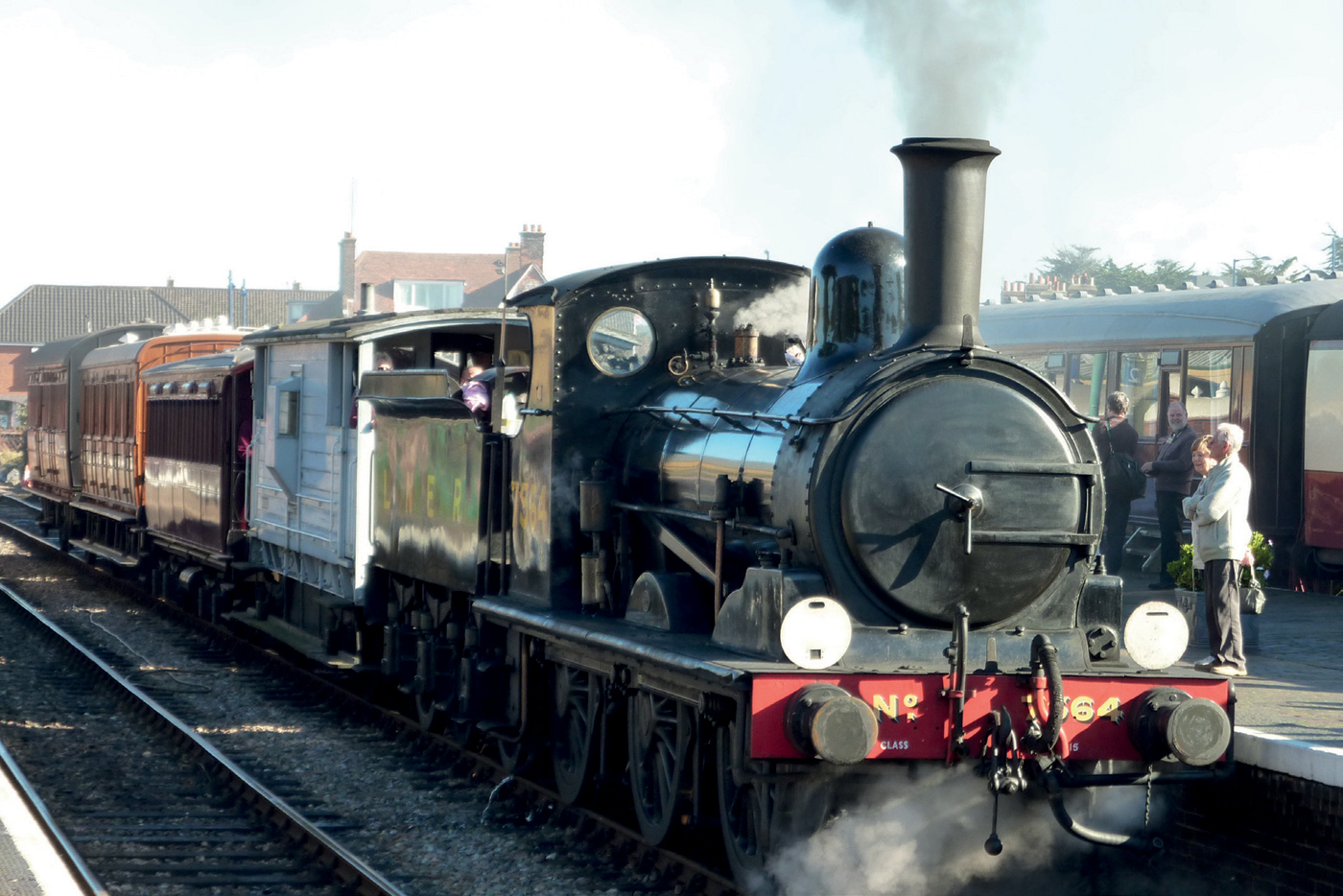 J15 Locomotive 7564 at Sheringham station on the North Norfolk Railway J15 - photo 4