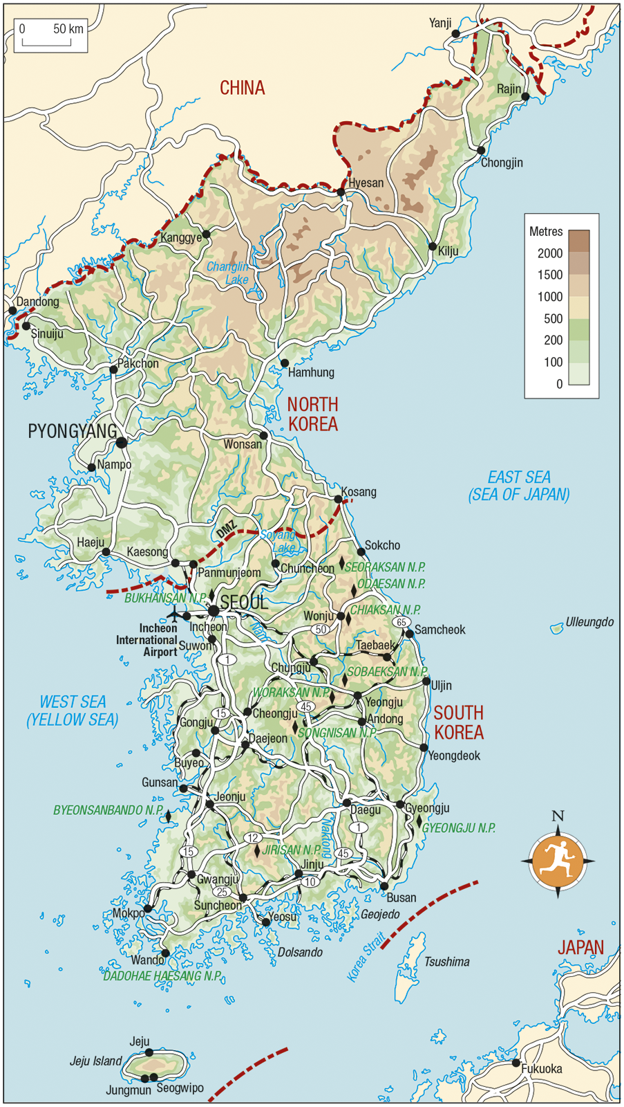 Fact file The Korean peninsula is split in two by the 4km-wide Demilitarized - photo 2