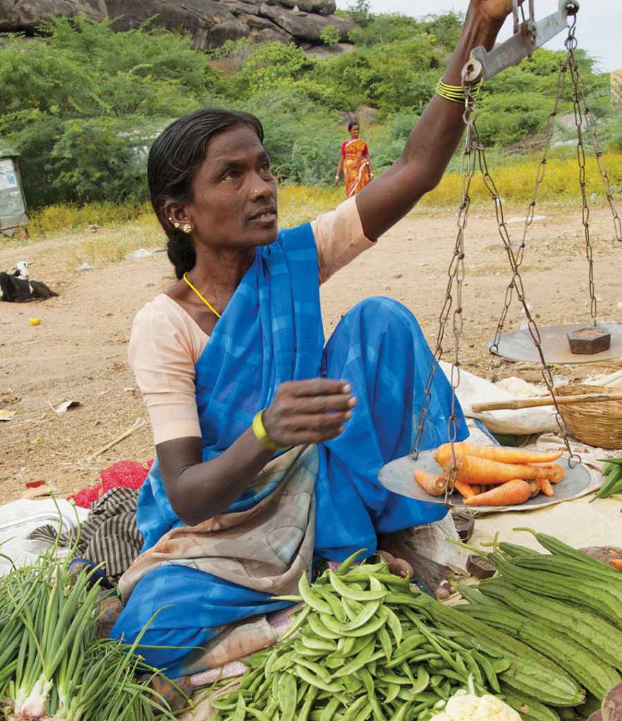 Lakshmi Venkata a widow who inherited her husbands land supports herself and - photo 2