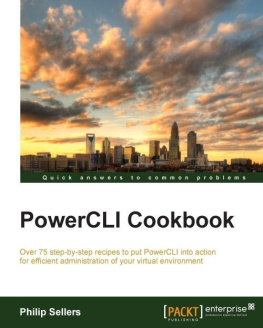 Philip Sellers - PowerCLI Cookbook