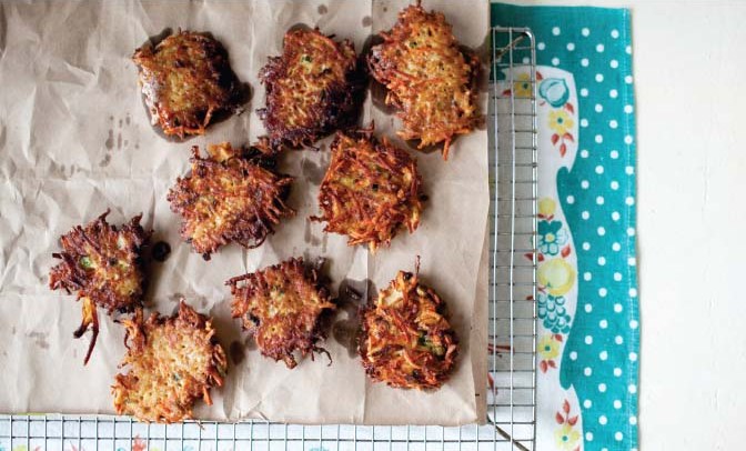 CardamomCarrot Latkes Photo by Della Chen Roasted Carrots Sesame - photo 23