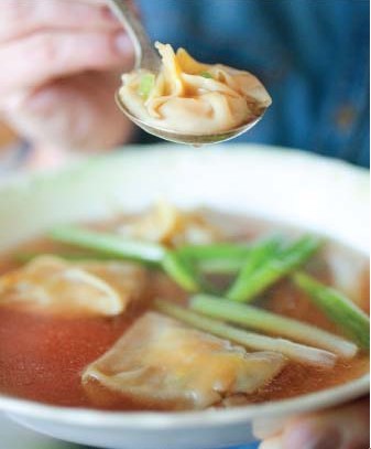 Butternut Squash Shrimp Wontons in Green Onion Broth Photo by Kenneth - photo 12