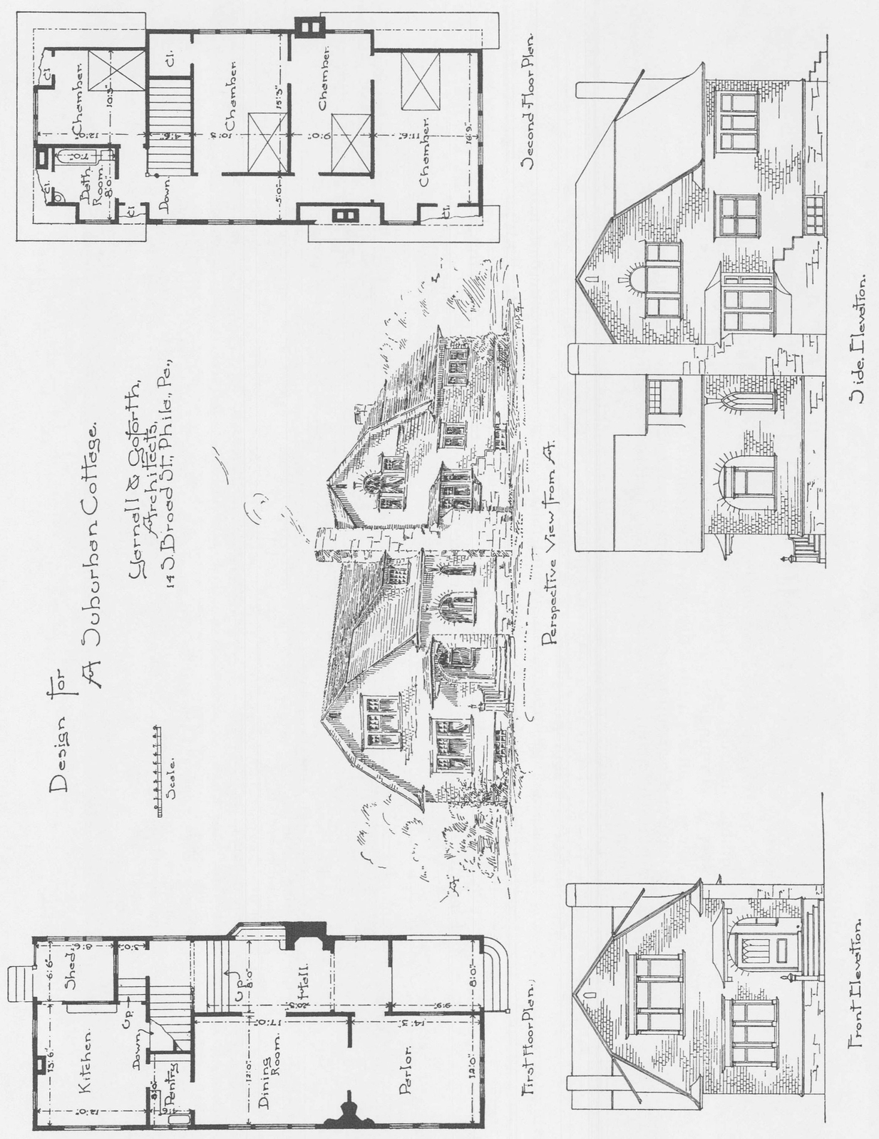 Plate IV PLATES V AND VI T HE perspective sketch elevations and - photo 2