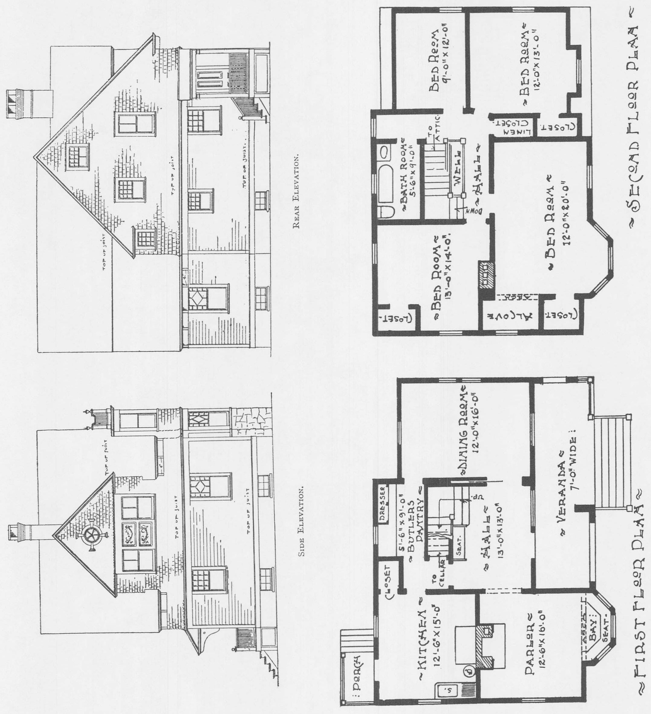 PLATES VII VIII AND IX A HOUSE of the following description has been - photo 5