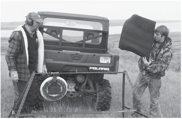 Building an at-home range on a South Dakota ranch To the left the authors - photo 5