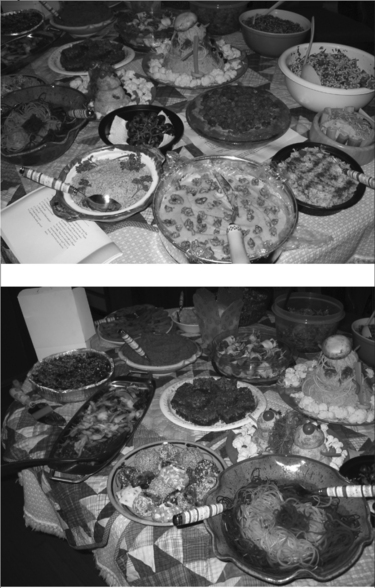 A spread of delicious dishes from one of Lisas raw potlucks The potluckers - photo 5