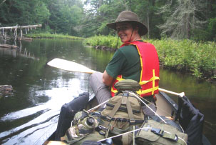 This person is well prepared to survive A hat and personal floatation device - photo 2