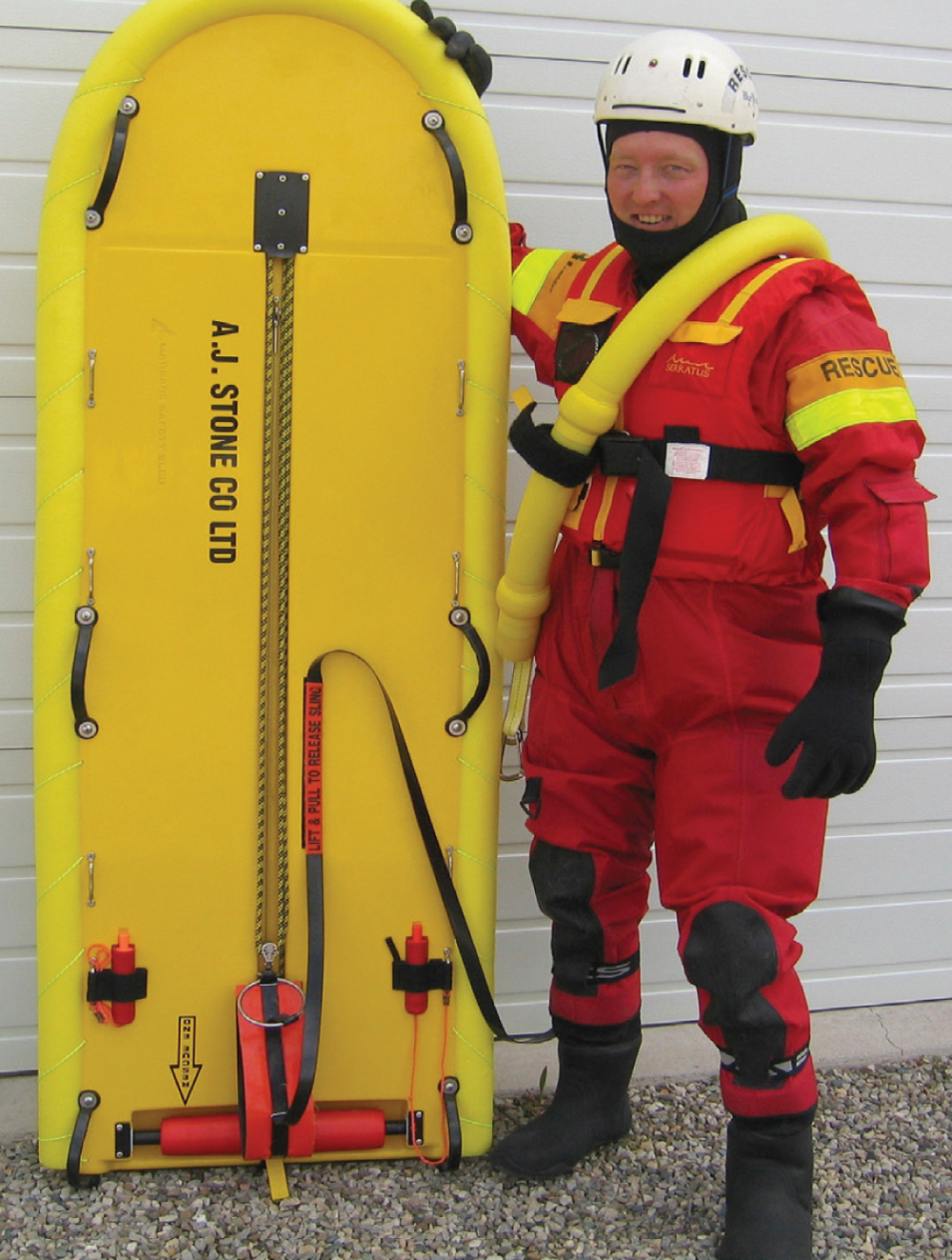 Figure K Fully equipped rescuer with insulated dry suit and helmet flotation - photo 12