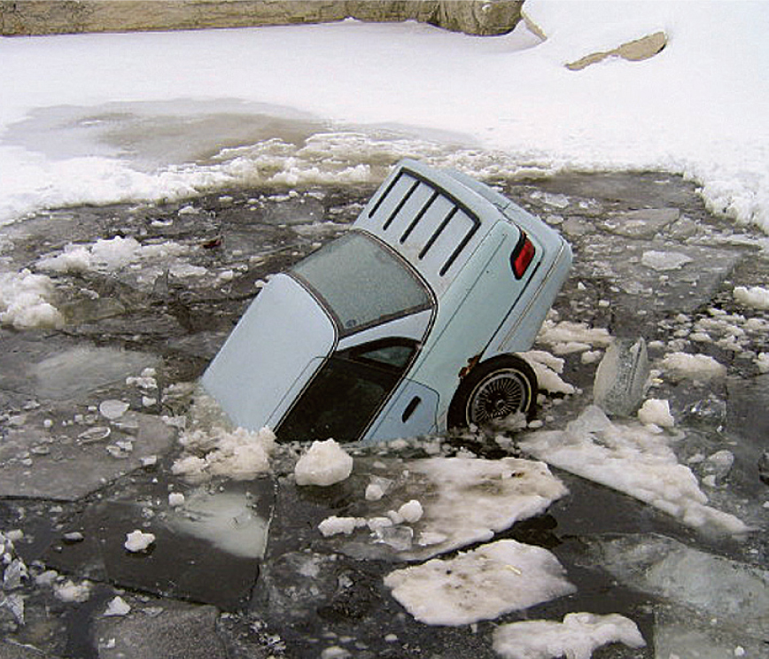 Sinkingwater level above windows with water rising in the car but below the - photo 14