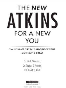 Westman Dr. Eric C. - New Atkins for a New You: The Ultimate Diet for Shedding Weight and Feeling Great