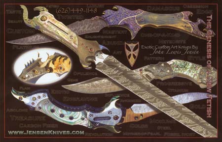 John Jensens art knives are highly regarded in the knifemaking community as - photo 2