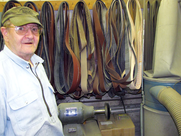 Bob Loveless was really at home in his workshop He is shown here in the shop - photo 3