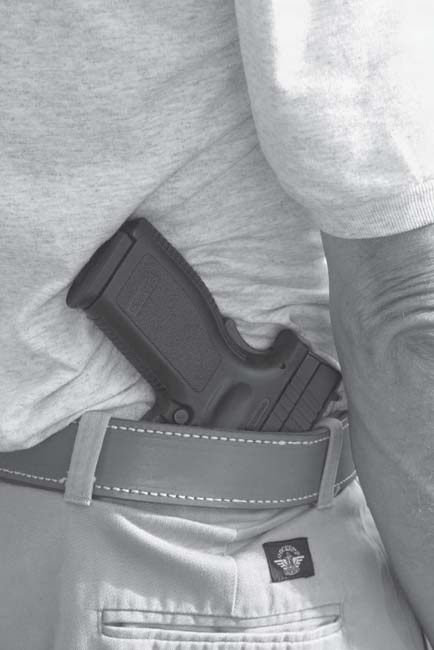 Author feels its safe enough to carry XD45 Mexican style so long as grip - photo 2