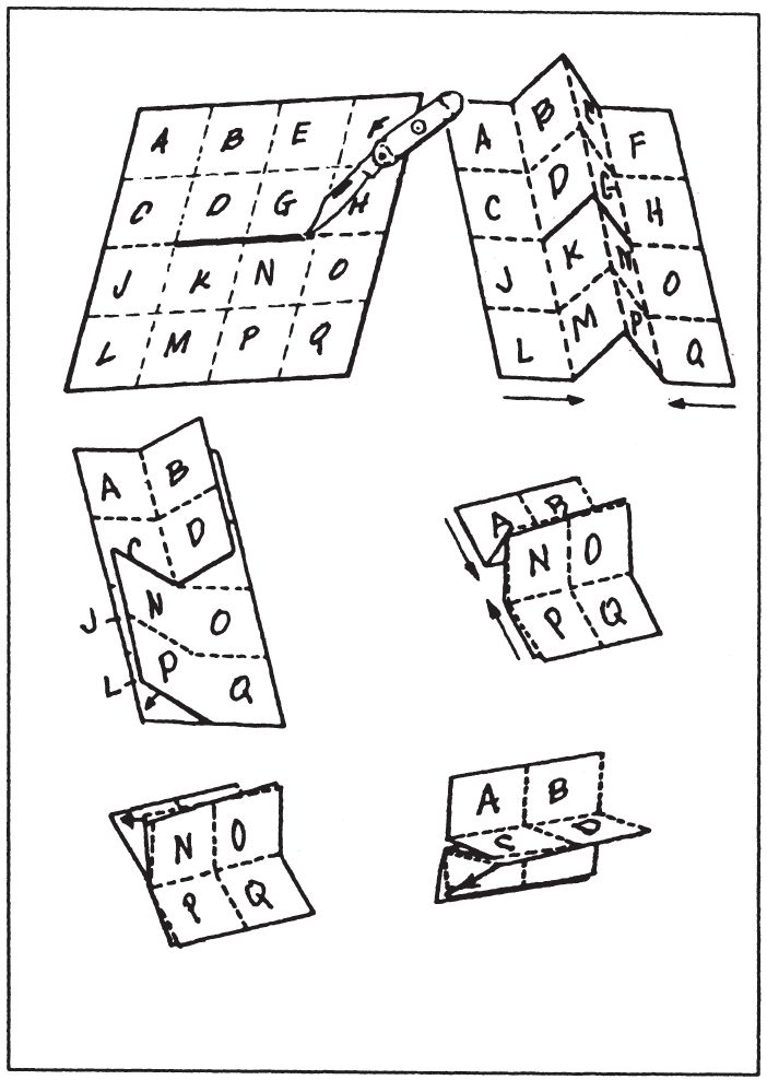 How to slit and fold a map for special use APPENDIX C UNITS OF - photo 4