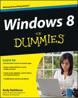 Andy Rathbone Windows 8 for dummies