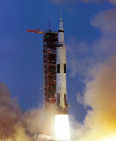 Image Credit NASA The Saturn V rocket ignites lifting Apollo 13 off the - photo 5