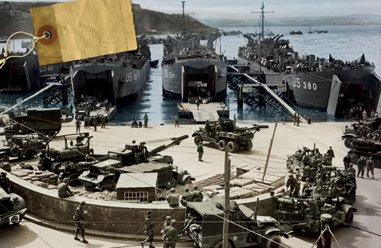 As D-Day approached every port in southern England was crowded with ships - photo 3